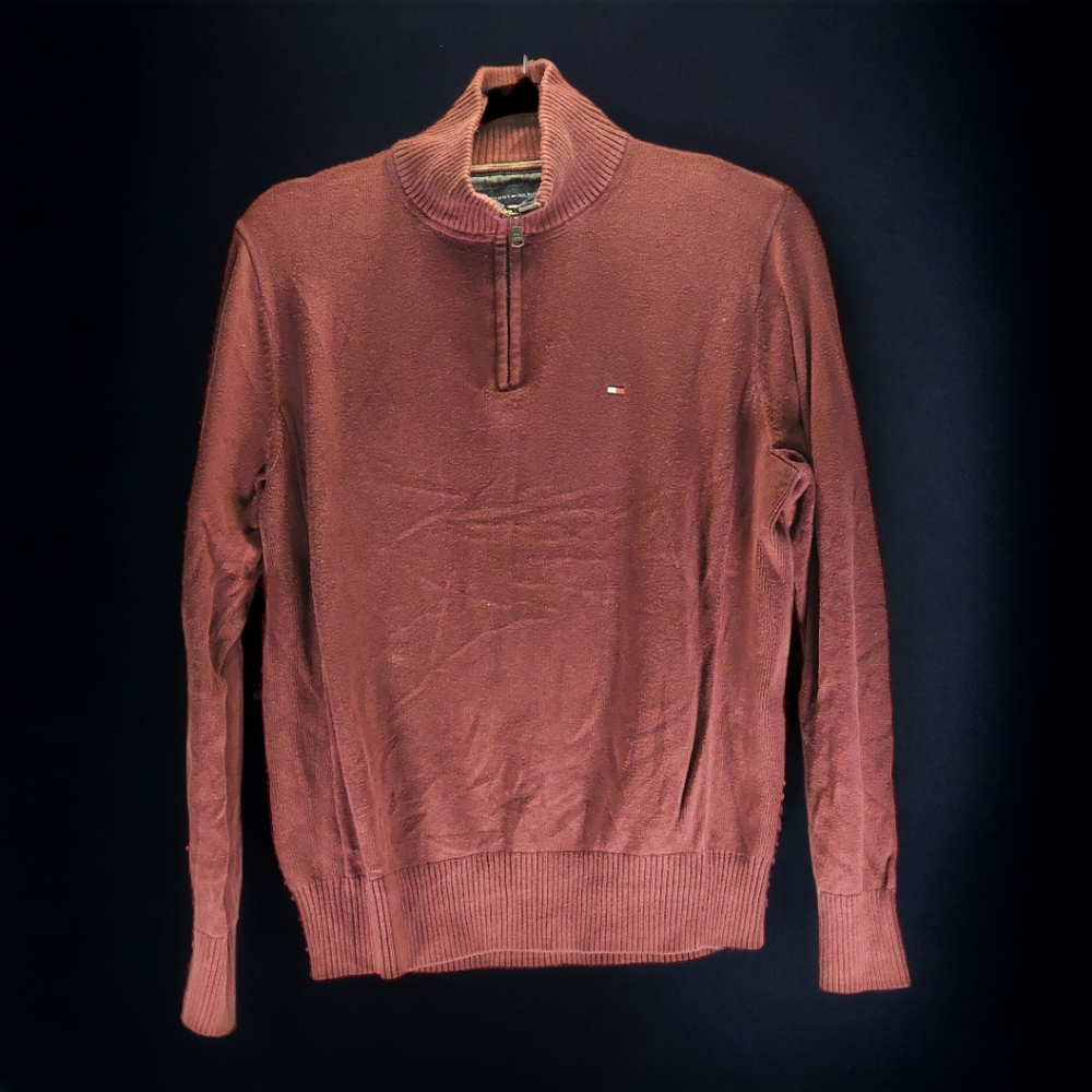 Tommy Hilfiger Men's Small Quarter-Zip Sweater